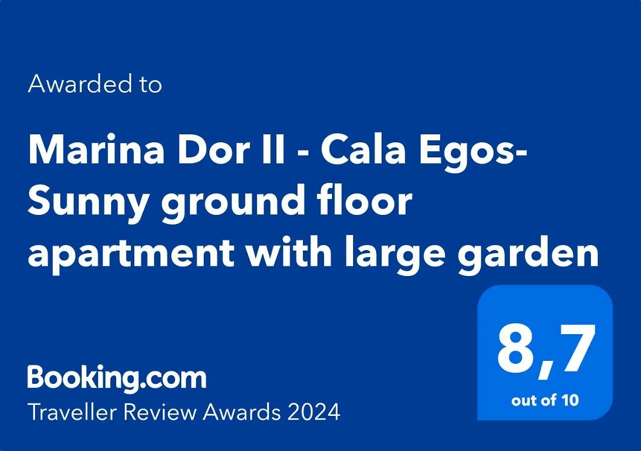 Marina Dor - Cala Egos- Sunny Ground Floor Apartment With Large Garden Cala D´Or